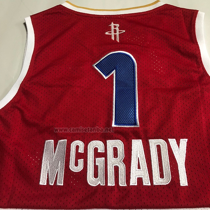 Camiseta All Star 2006 Tracy McGrady NO 1 Rojo Blanco